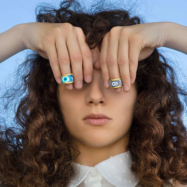 Γυναικείο Δαχτυλίδι Evil Eye ArtRings-Art Rings & more